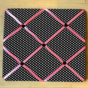 Poka Dotted Fabric Bulletin Board
